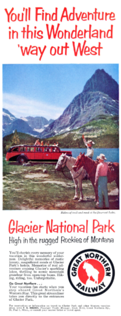 Great Northern Railway. Holiday magazine, January 1958.